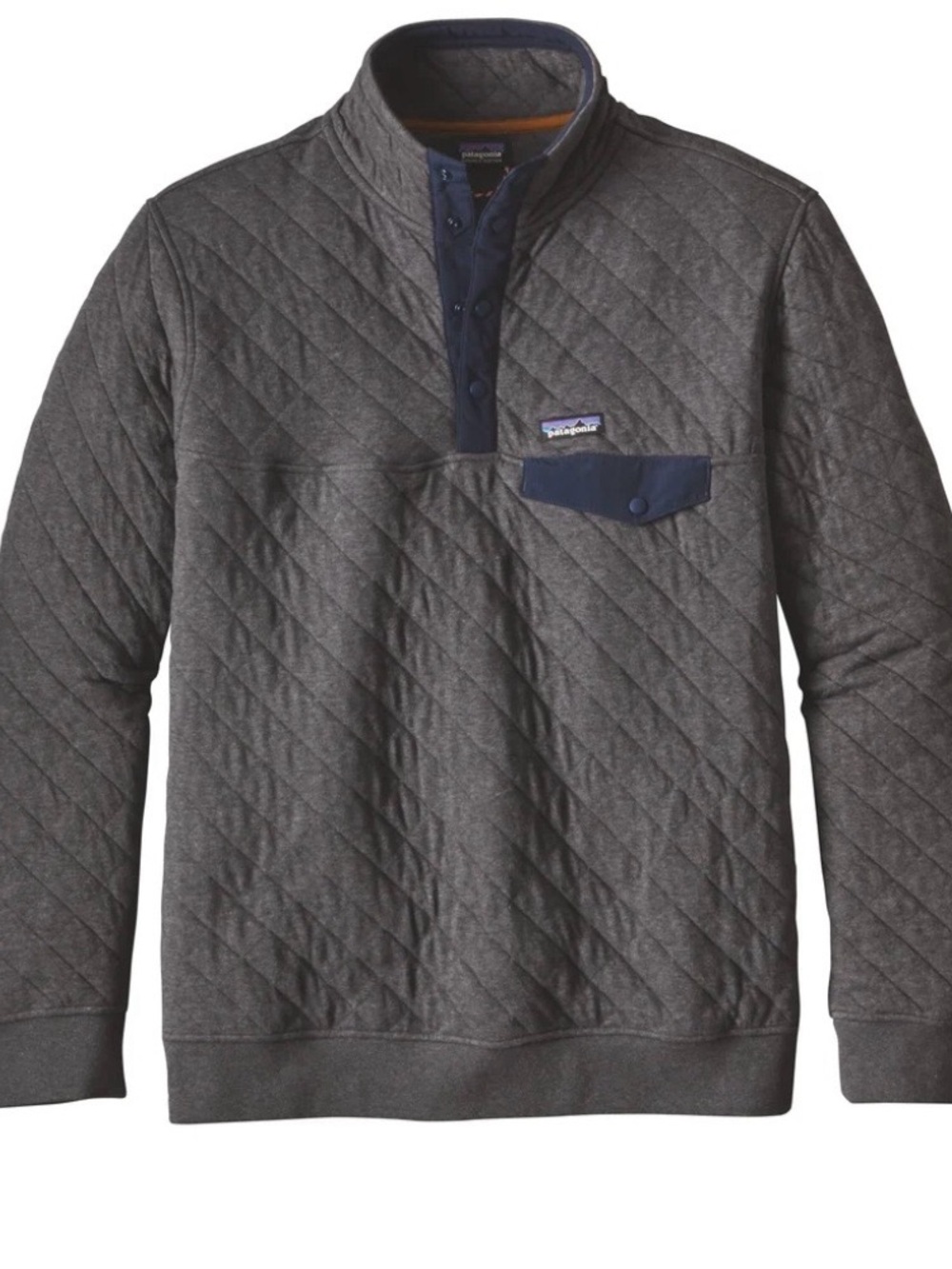 PATAGONIA — Men’s Organic Cotton Quilt Snap-T Pullover, Size Medium